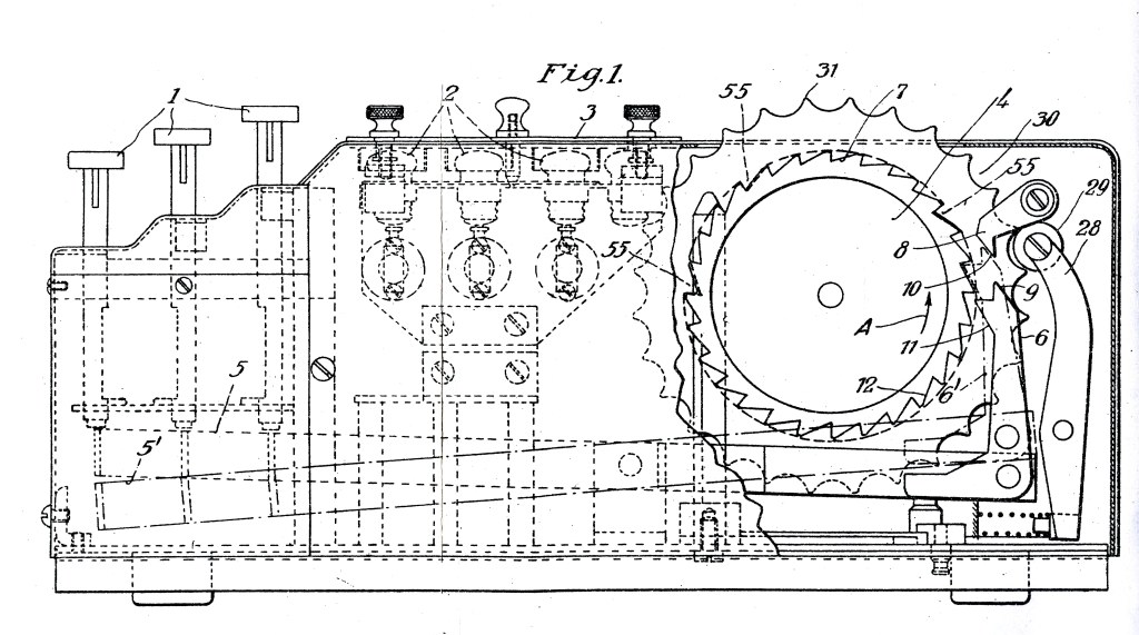 Enigma Machine patent - schematic